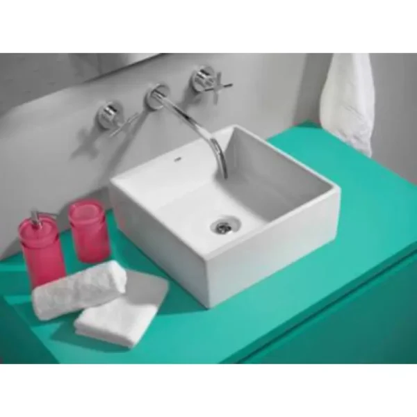 Cuba de Apoio Quadrada Loft 35X35 Branca