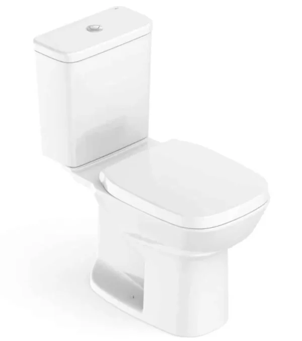 Bacia com caixa Acoplada Square com Assento Sanitário e Kit de Instalação - Image 2